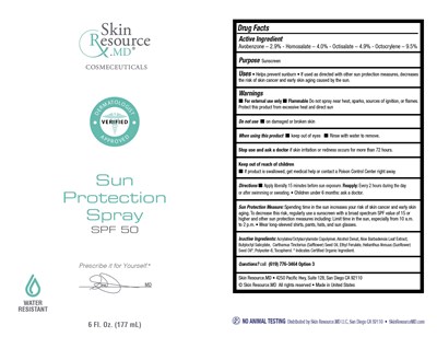 Package Label (Classic Spray Spf 50)